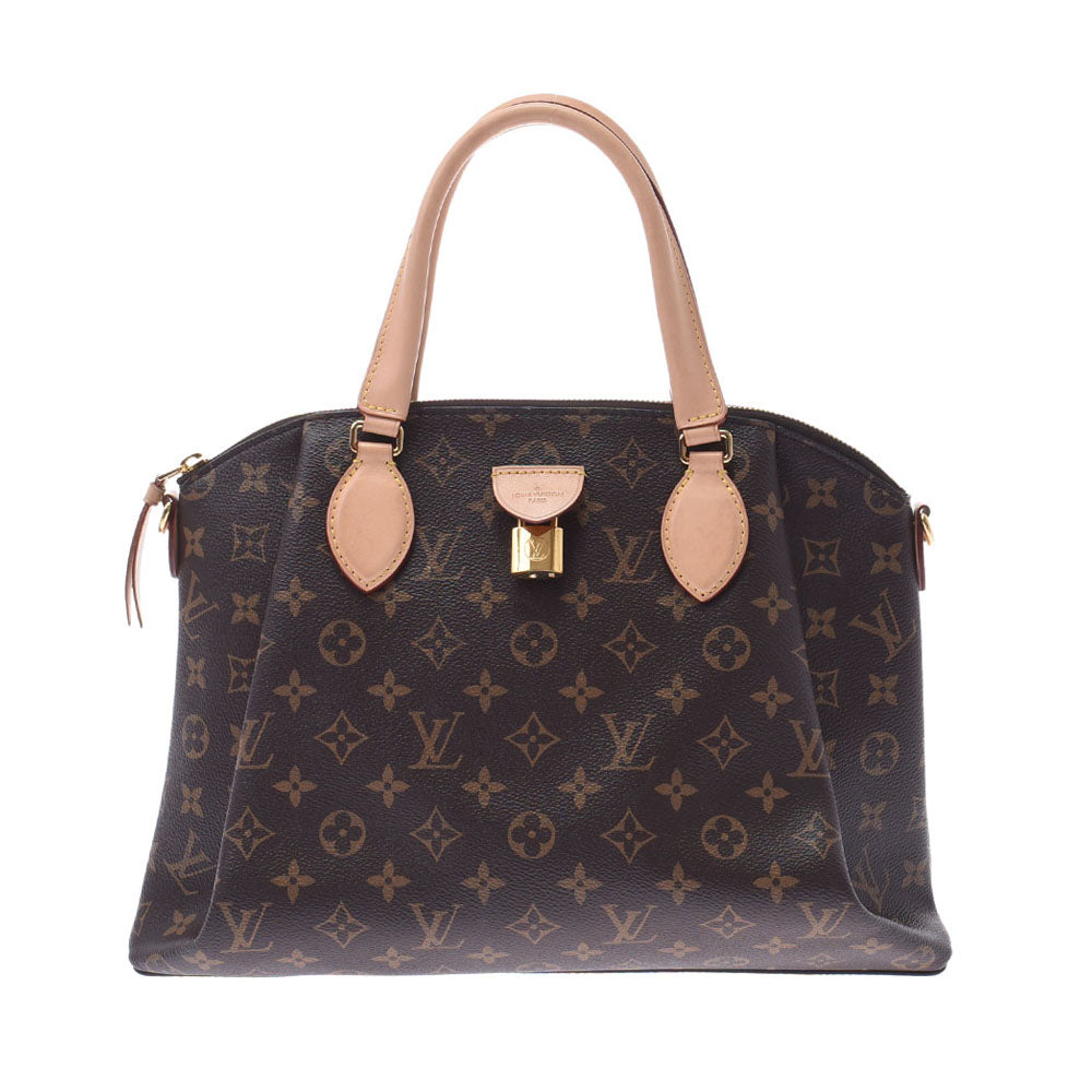 LOUIS VUITTON ルイヴィトン モノグラム リボリー MM 2WAYバッグ ブラウン M44546 レディース モノグラムキャンバス ハンドバッグ Aランク 中古 