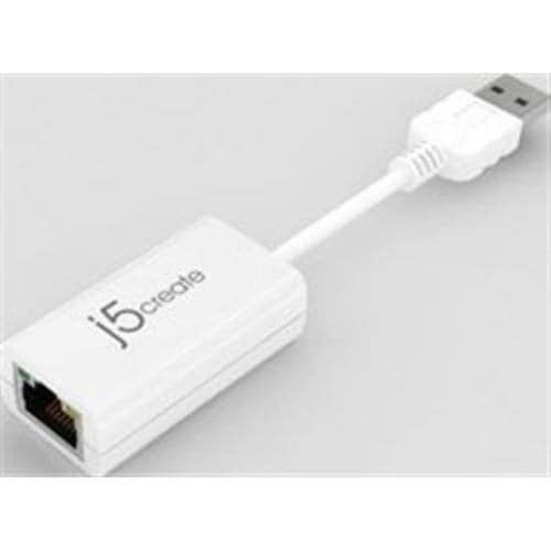 J5 JUE120 USB2.0接続 イーサネットアダプタ ホワイト