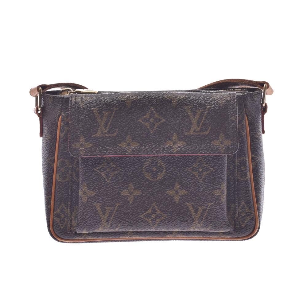 LOUIS VUITTON ルイヴィトン モノグラム ヴィバシテPM ブラウン M51165 レディース モノグラムキャンバス ショルダーバッグ  Bランク