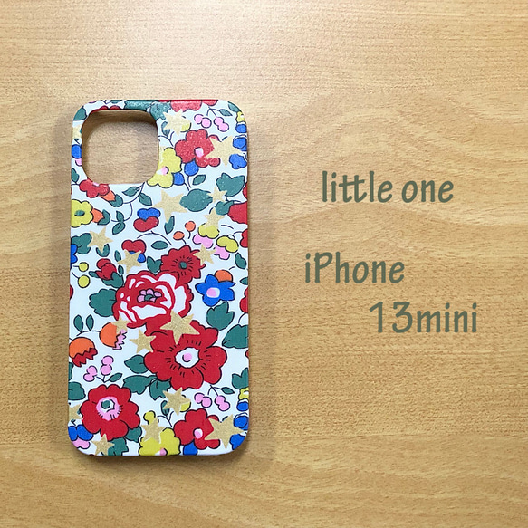 【リバティ生地】ベッツィ・スターレッド iPhone 13 mini