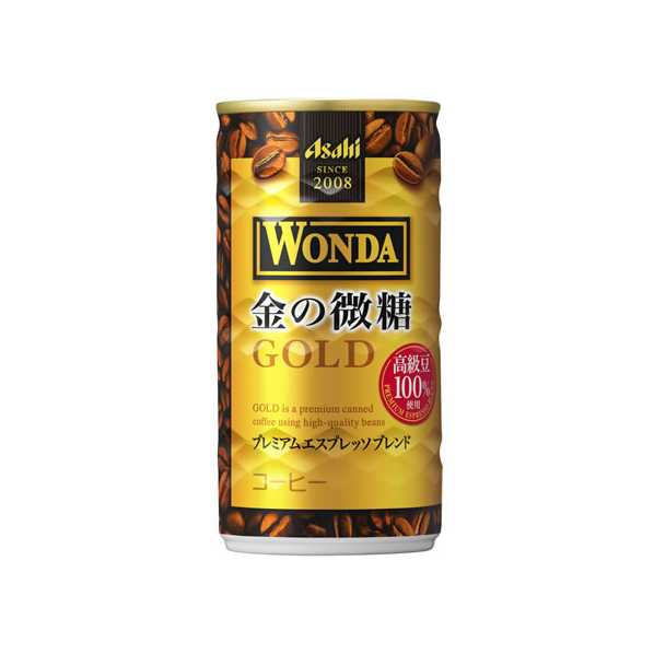 アサヒ飲料 ワンダ 金の微糖 185g FCC6642