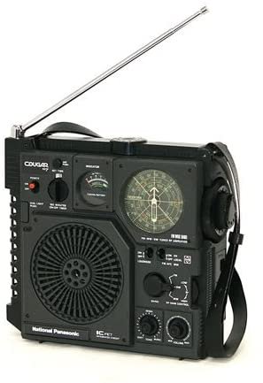 National Panasonic ナショナル パナソニック 松下電器産業　RF-877　クーガNo.7　BCLラジオ　3バンドレシーバー　（FM/MW/SW）【中古品】