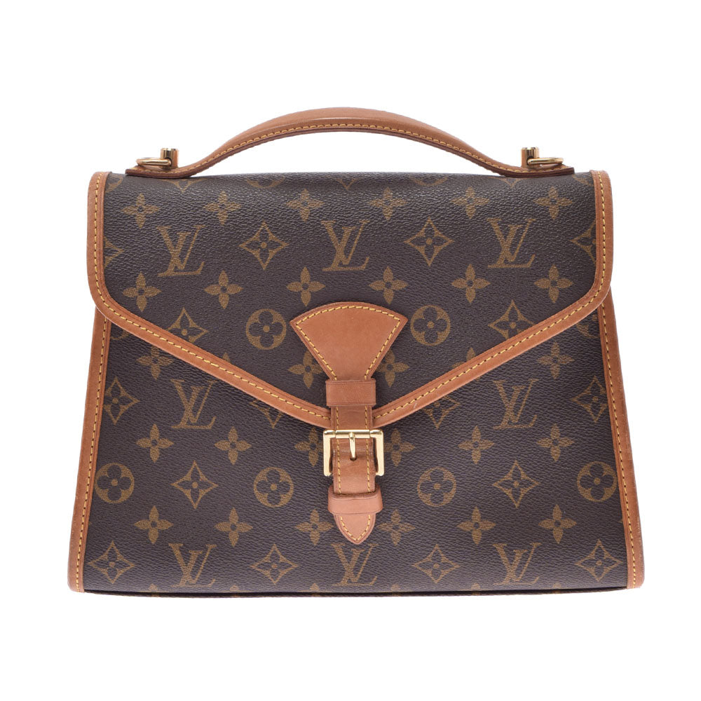 LOUIS VUITTON ルイヴィトン モノグラム ベルエア 2WAY ブラウン M51122 ユニセックス モノグラムキャンバス ハンドバッグ Bランク 中古 