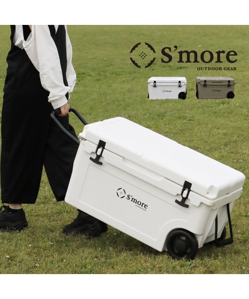 【Smore】Becool cooler box55 クーラーボックス 大型 キャスター付き 52L/55QT 52リットル