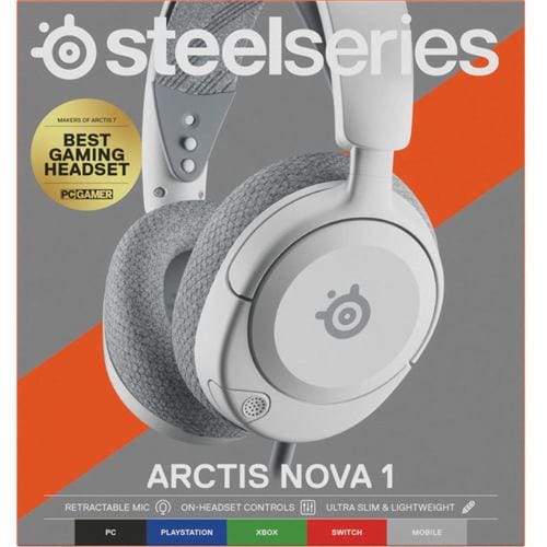 ＳｔｅｅｌＳｅｒｉｅｓ 61607J Arctis Nova 1 - White(RE) 61607J