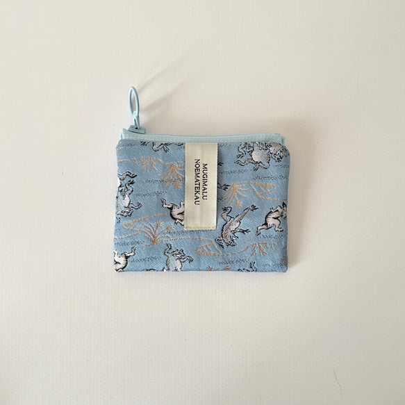 poitto10 金襴POUCH 鳥獣戯画 ソラ