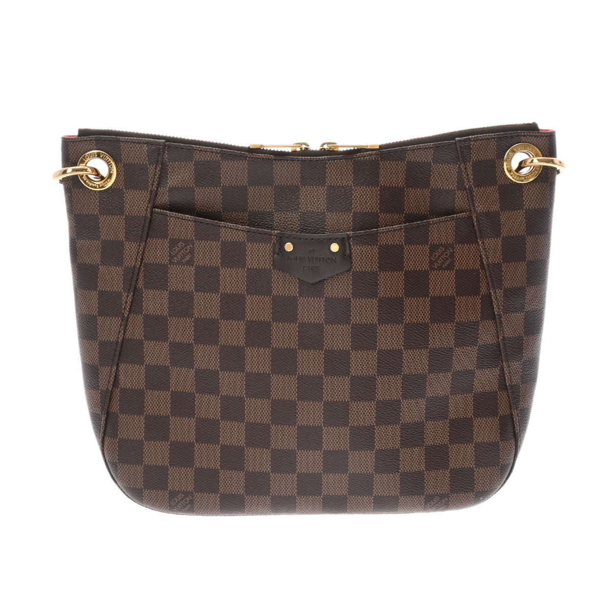 LOUIS VUITTON ルイヴィトン ダミエ サウスバンク ブラウン N42230 レディース ダミエキャンバス ショルダーバッグ Aランク 中古 