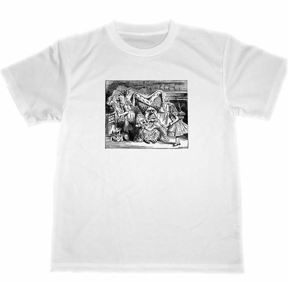 不思議の国のアリス　ドライ　Tシャツ　テニエル　イラスト