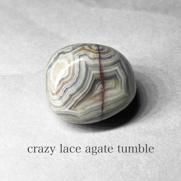 crazy lace agate tumble / クレイジーレースアゲートタンブル A