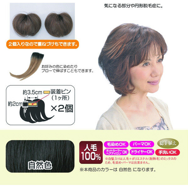 ソシエ・城ノ内 ミニヘアピース TSS-10