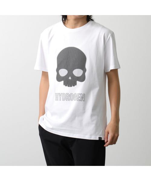 ハイドロゲン/HYDROGEN 半袖 Tシャツ EMBROIDERED SKULL T－SHIRT･･･