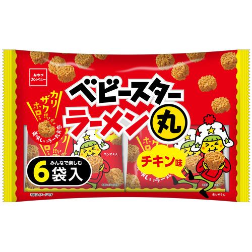 おやつカンパニー ベビースターラーメン丸 チキン味 22g×6袋