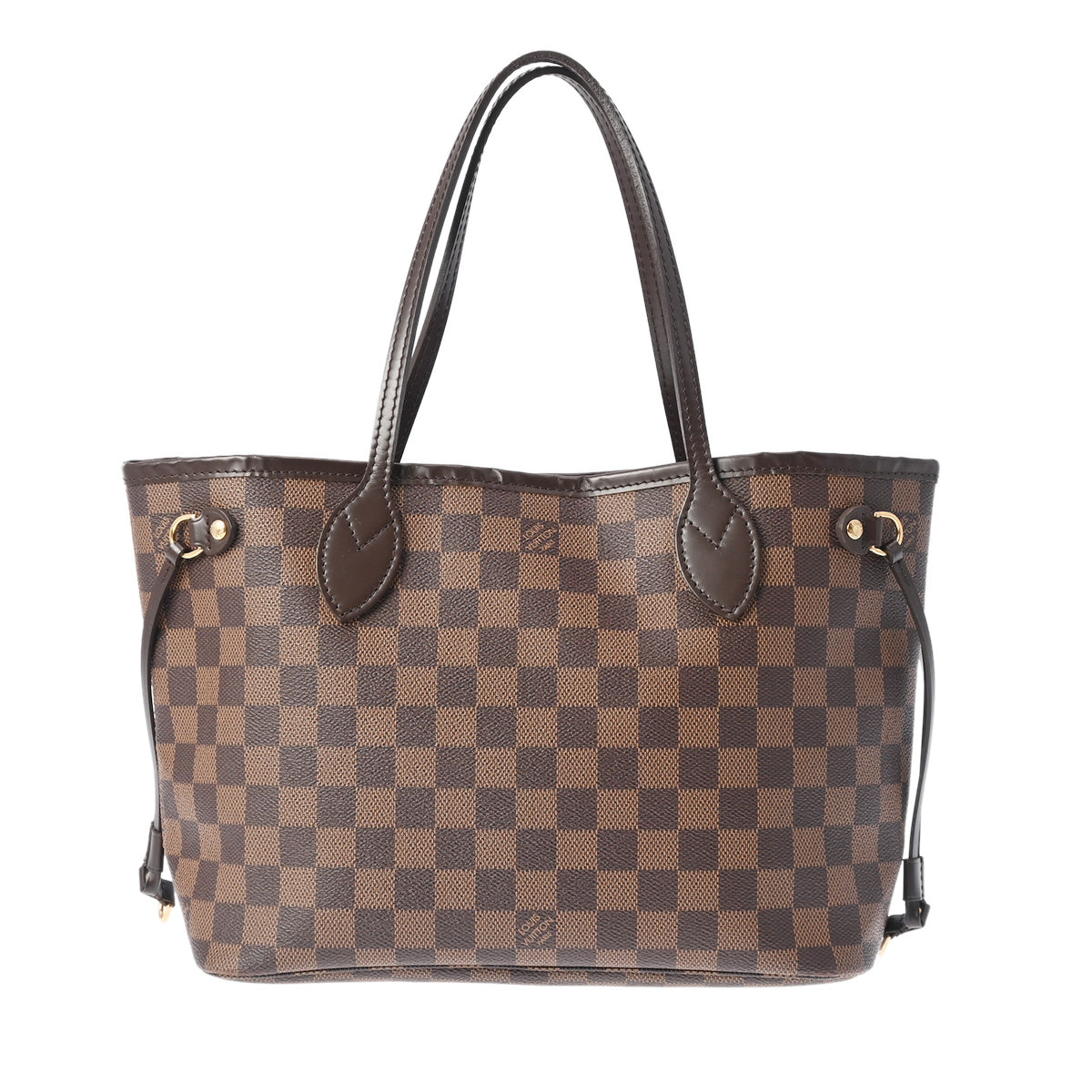 LOUIS VUITTON ルイヴィトン ダミエ ネヴァーフル PM 旧型 ブラウン N51109 レディース ダミエキャンバス ハンドバッグ ABランク 中古 