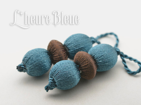 Pompom Boules・05 BLEU 2個セット T01_12516_05