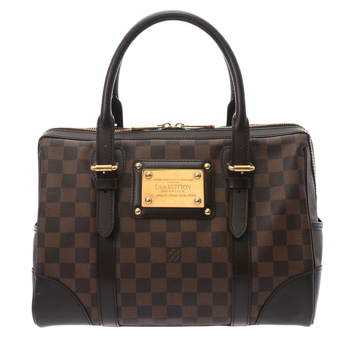 LOUIS VUITTON ルイヴィトン ダミエ バークレー ブラウン N52000 レディース ダミエキャンバス ハンドバッグ ABランク 中古 