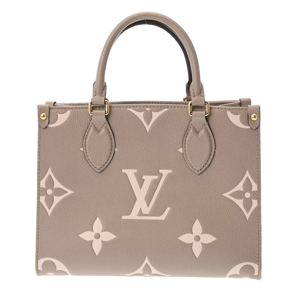 LOUIS VUITTON ルイヴィトン モノグラムアンプラント オンザゴー PM 2WAY  トゥルトレール/クレーム M45779 レディース レザー ハンドバッグ ABランク 中古 