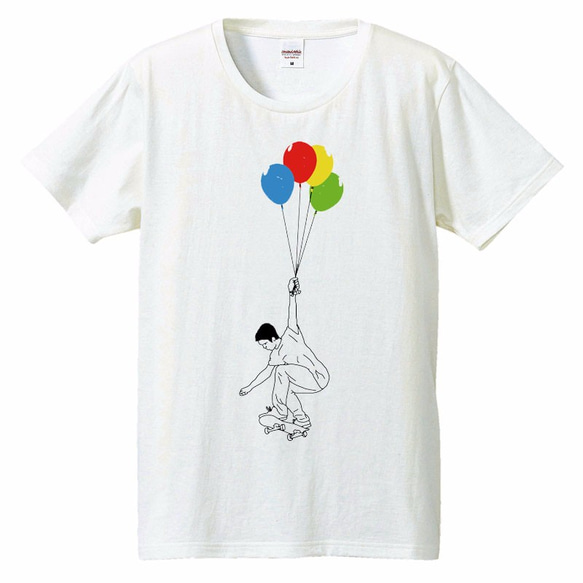 [Tシャツ] UP (ブラック＆クローム)