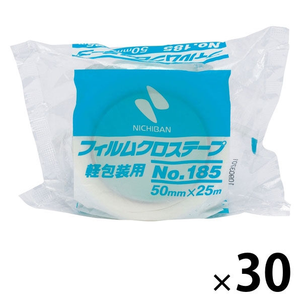 ニチバン 日本製 フィルムクロステープ 半透明 50mm×25m