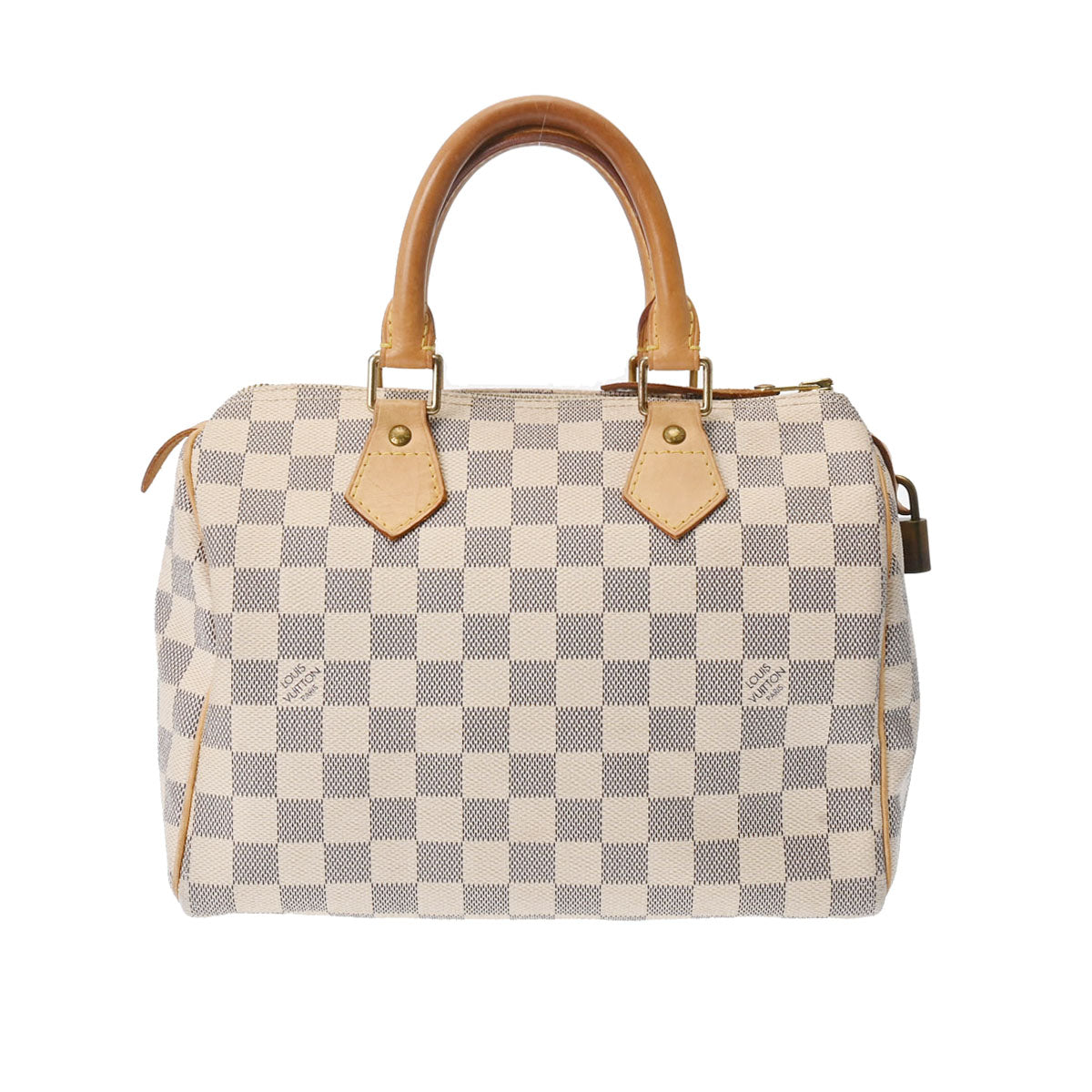 LOUIS VUITTON ルイヴィトン ダミエアズール スピーディ 25 ホワイト N41534 レディース ダミエアズールキャンバス ハンドバッグ Bランク 中古 