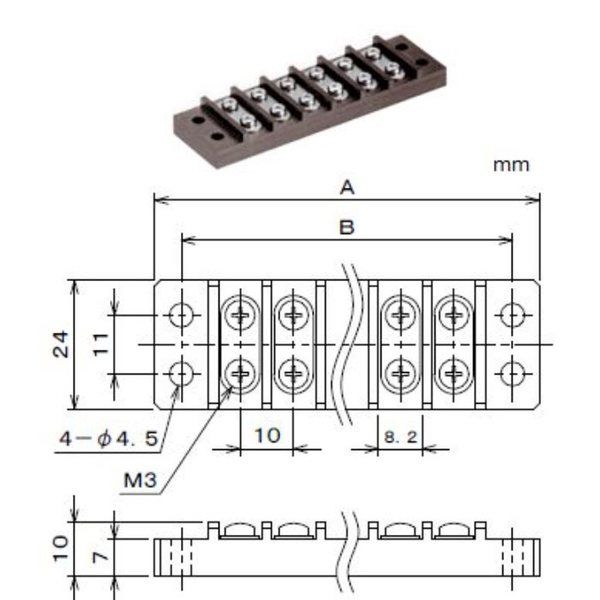 安立計器 熱電対端子台 熱電対の種類:Eタイプ 極数:3 材質:フェノール 【ANTーEー3PーL】 ANT-E-3P-L 1個（直送品）