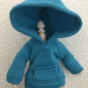 オビツ11 シンプルなパーカー turquoise