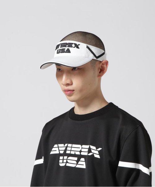 《GOLF WEAR》AVIREX USA サンバイザー / AVIREX USA SUNVISOR / アヴィレックス