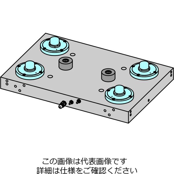 ナベヤ（NABEYA） Qロック内蔵プレート本体（油圧） MCQ