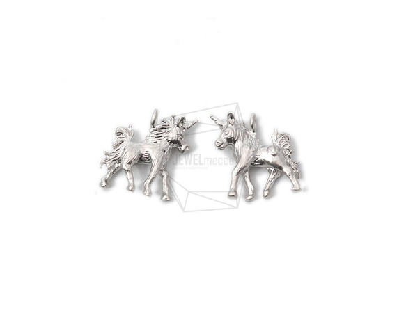 PDT-2202-MR【2個入り】ユニコーンペンダント,Unicorn Pendant/15mm X 15mm