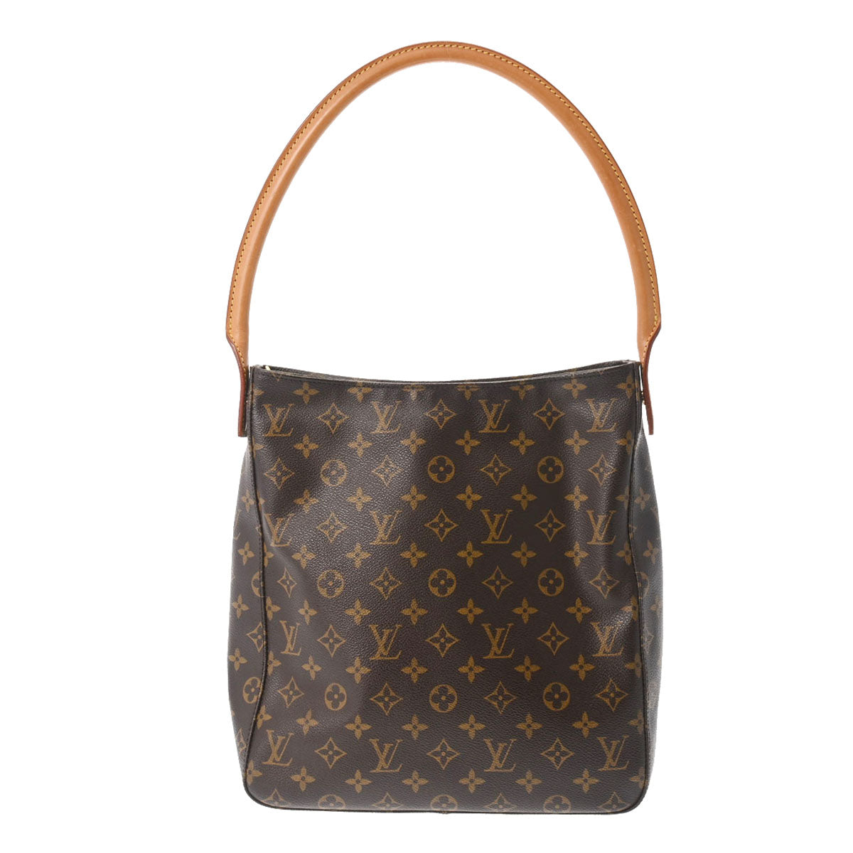 LOUIS VUITTON ルイヴィトン モノグラム ルーピング GM USA製 ブラウン M51145 レディース モノグラムキャンバス ワンショルダーバッグ Bランク 中古 