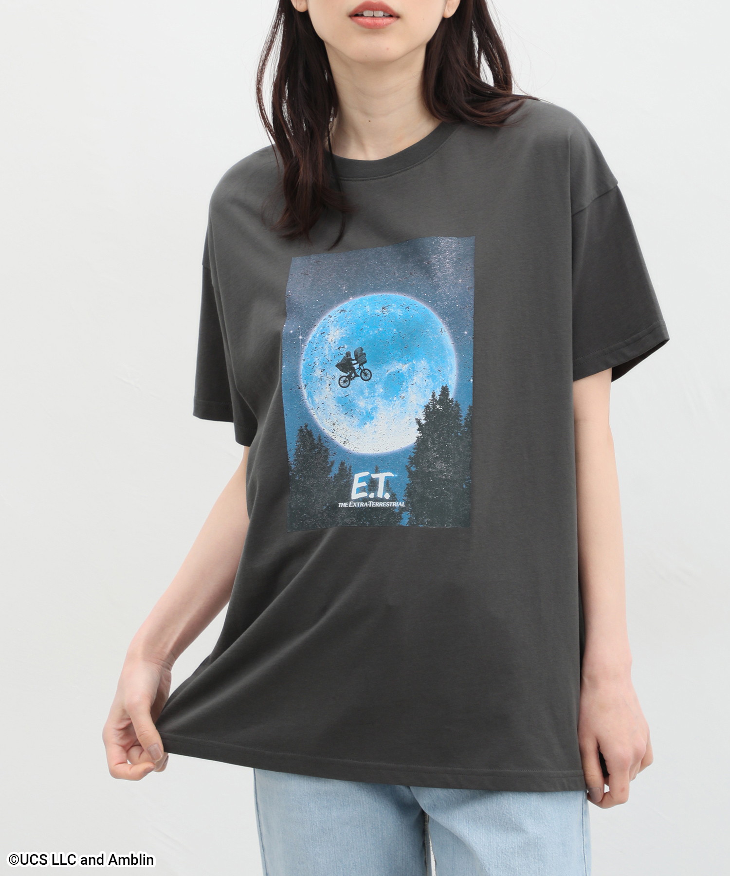 ハニーズ/『Ｅ．Ｔ．』／ゆるＴ トップス Ｔシャツ カットソー 綿100％ オーバーサイズ