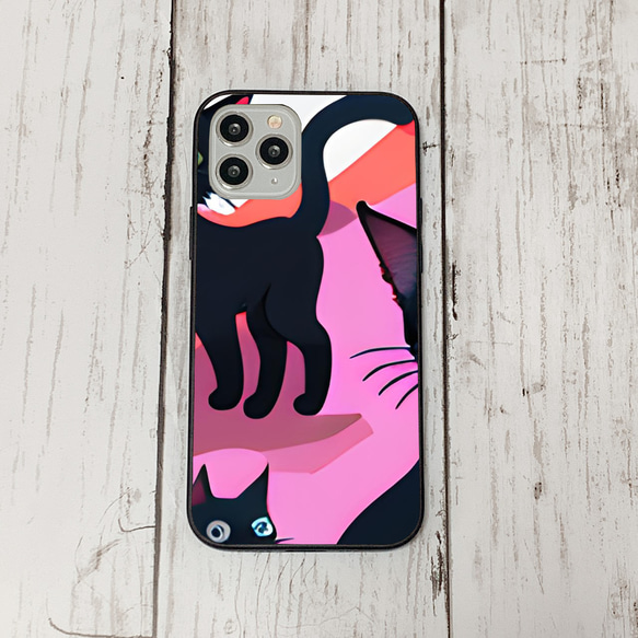 iphoneケース3-5-1 iphone 強化ガラス ねこ・猫・ネコ 箱4 かわいい アイフォン iface