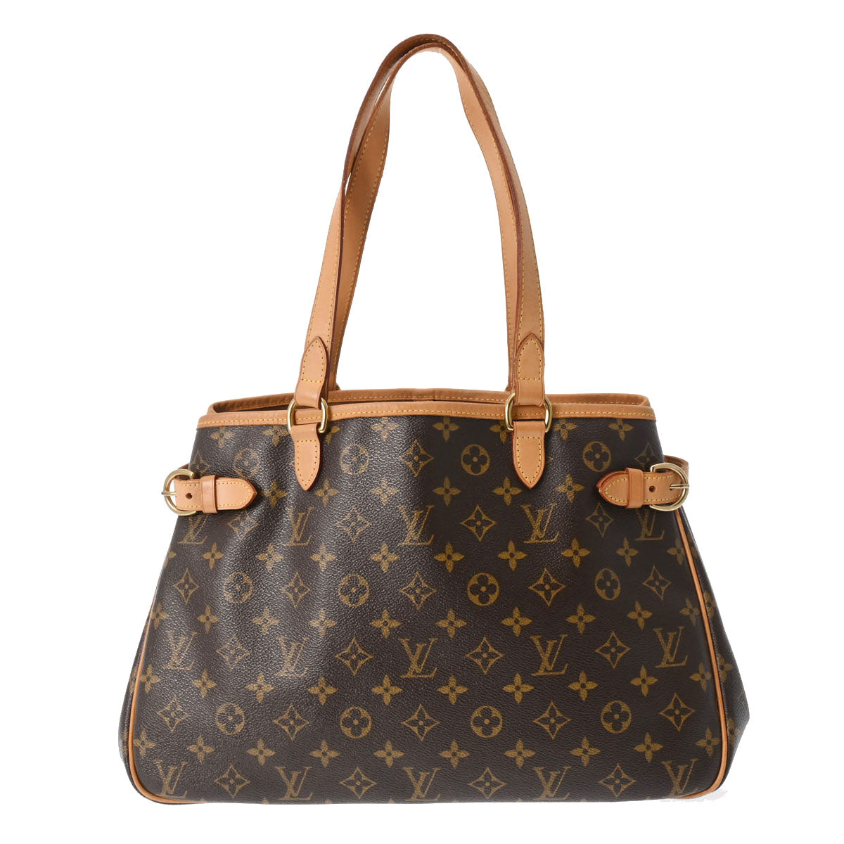 LOUIS VUITTON ルイヴィトン モノグラム バティニョール オリゾンタル ブラウン M51154 レディース モノグラムキャンバス トートバッグ Bランク 中古 