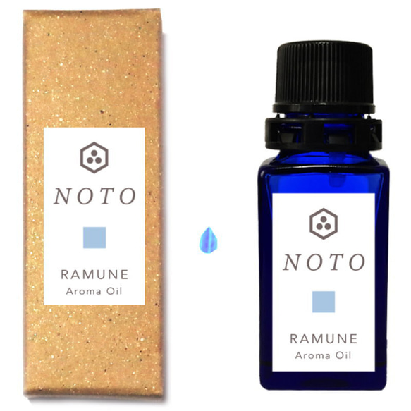 NOTO ラムネアロマオイル１０ml　爽やかな発泡感と懐かしいラムネサイダーの香りを再現