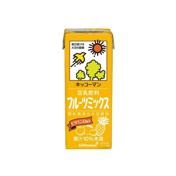 キッコーマンソイフーズ 豆乳 飲料 フルーツミックス 200ML FCB6837-317950