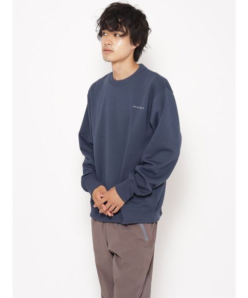 サニデイズ トウキョウ/ミリオンドライ裏パイル起毛スエット クルーネックプルオーバーUNISEX