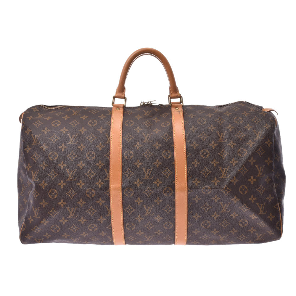 LOUIS VUITTON ルイヴィトン モノグラム キーポル55 ブラウン M41424 ユニセックス モノグラムキャンバス ボストンバッグ Bランク 中古 