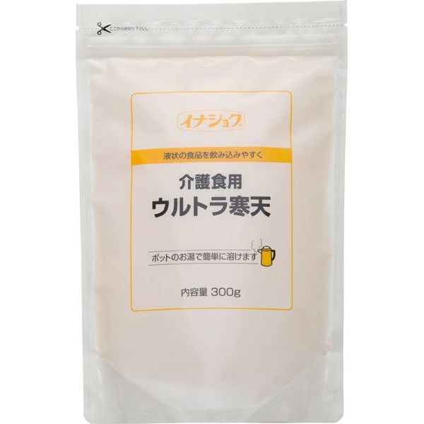 伊那食品工業 介護食用ウルトラ寒天 　1ケース（300g×12袋入） 　【介護食】介援隊カタログ E0610（直送品）