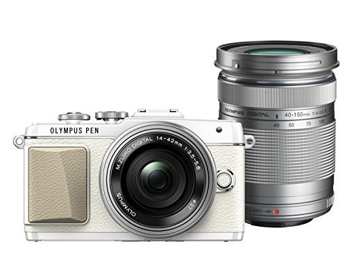 OLYMPUS PEN E-PL7 EZダブルズームキット ホワイト ミラーレス一眼 E-PL7 EZ DZKIT WHT【中古品】