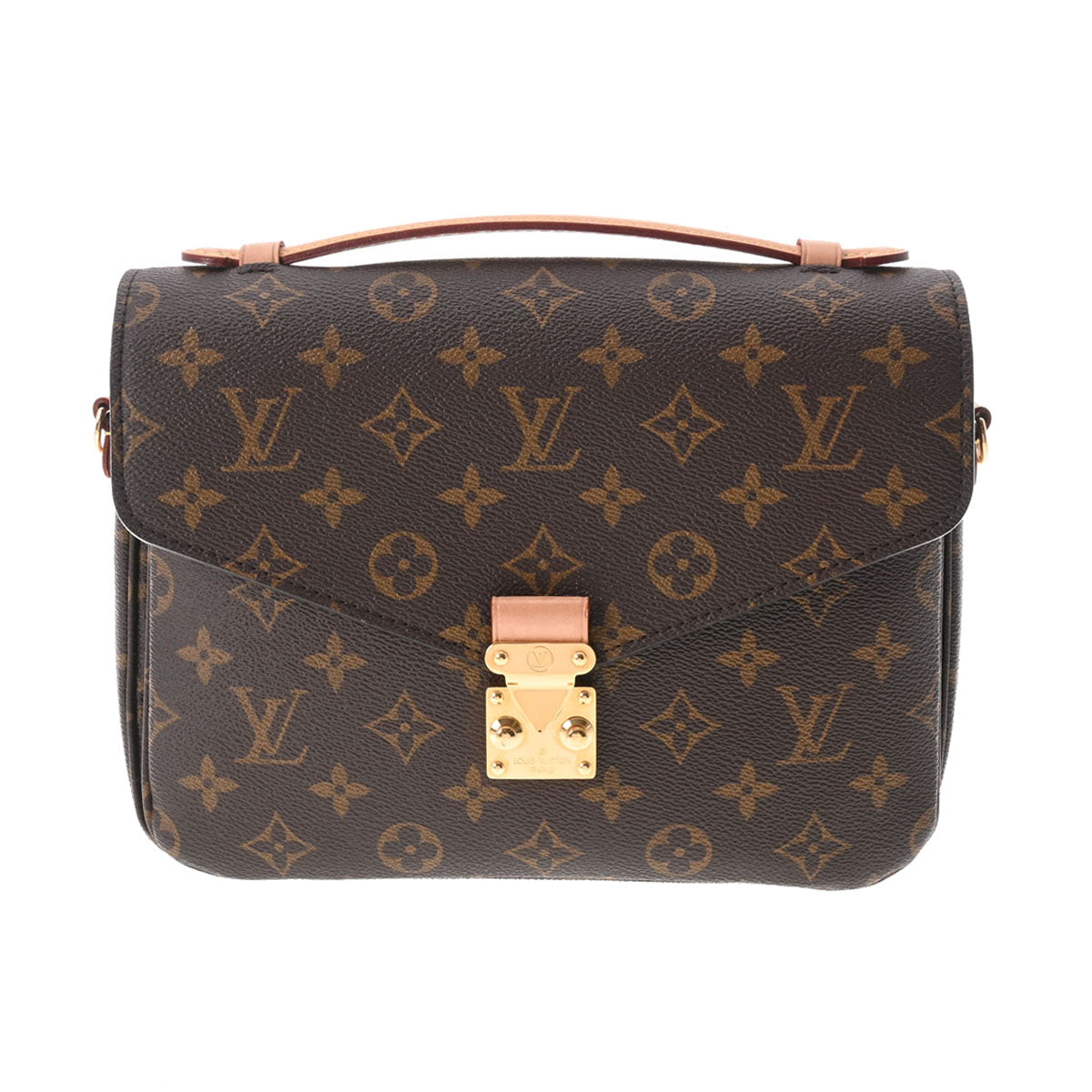 LOUIS VUITTON ルイヴィトン モノグラム ポシェットメティス ブラウン M44875 レディース モノグラムキャンバス 2WAYバッグ Aランク 中古 