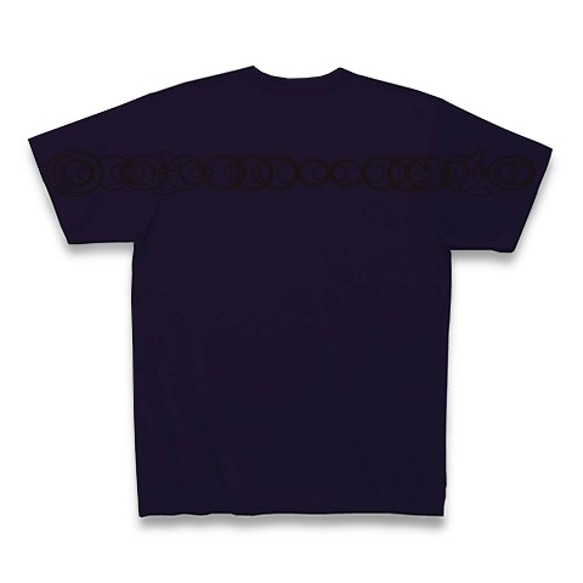 有効的異常症候群黄線後◆アート文字◆ロゴ◆ヘビーウェイト◆半袖◆Tシャツ◆ネイビー◆各サイズ選択可