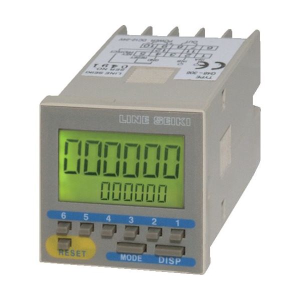 ライン精機 電子プリセットカウンタ 6桁 DC12~24V G48-306CN 1個 442-4595（直送品）