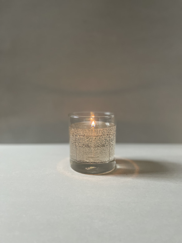 glass gel candle