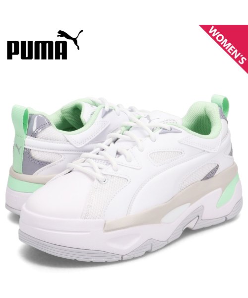 PUMA プーマ スニーカー ウィメンズ ブラスター グロッシー レディース 厚底 WNS BLSTR GLOSSY ホワイト 白 396096－01