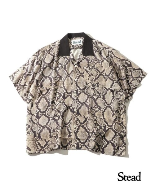 【J.S.Homestead / Stead】ANIMAL PATTERN S/S SHIRT