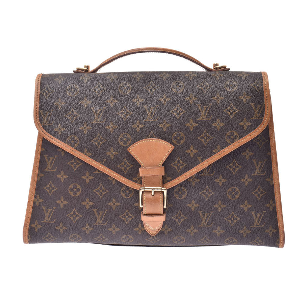 【新年の贈り物】LOUIS VUITTON ルイヴィトン モノグラム ビバリー 2WAYバッグ ブラウン M51120 ユニセックス ビジネスバッグ Cランク 中古 