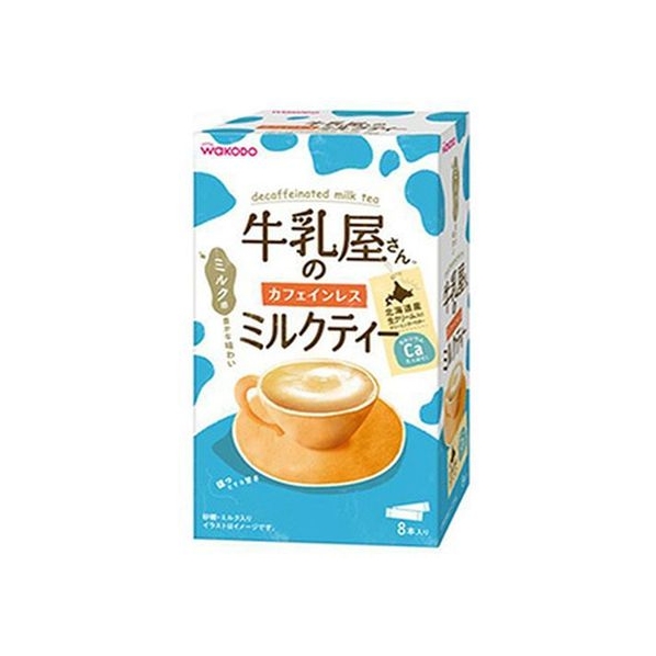 アサヒグループ食品 牛乳屋さんのカフェインレスミルクティー 12g×8本入 FCN2901