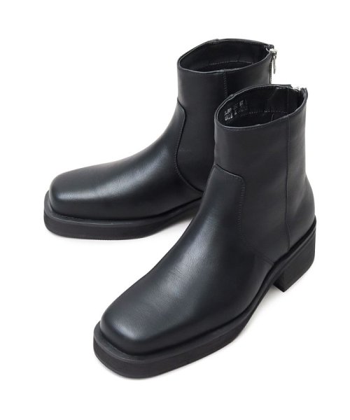 glabella SQUARE TOE BOOTS