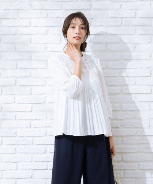 ブラウス【Leilian WHITE LABEL】