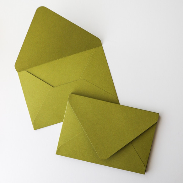 【5枚セット】Original envelope | Olive