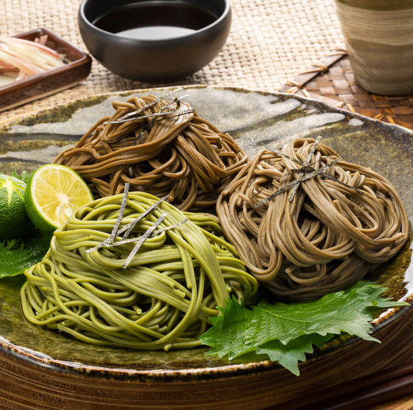 敬老の日 宇治抹茶・ほうじ茶・和紅茶そば 6食分 つゆ付 茶蕎麦 抹茶そば ギフト きよ泉 お取り寄せ 人気 プレゼント